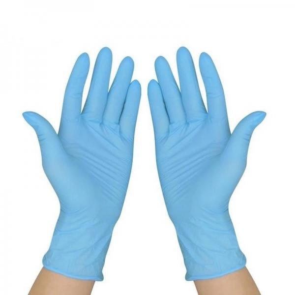 CE FDA Disposable Medical Nitrile Gloves , 3 Mil Nitrile Disposable Gloves